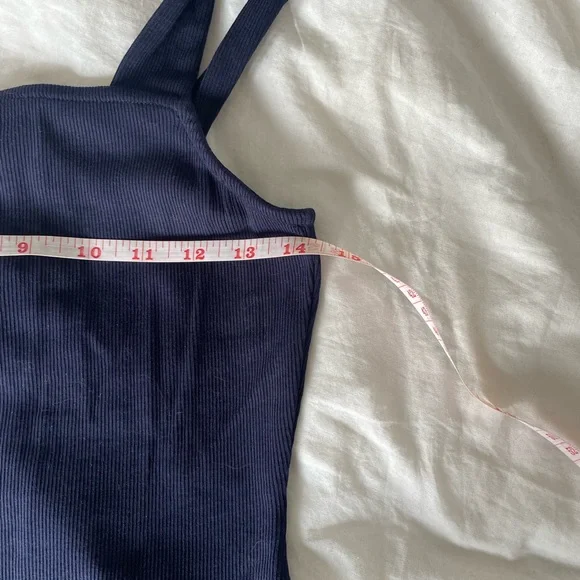 BNWT Sezane Evie Dress, navy, size US L - Picture 6 of 7